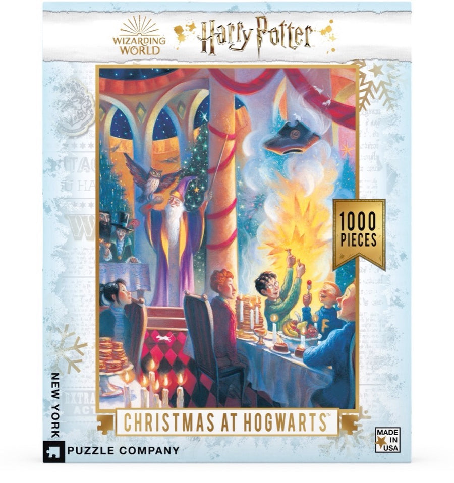 CHRISTMAS AT HOGWARTS-1000 PIECE JIGSAW PUZZLE - Persnickety Shop