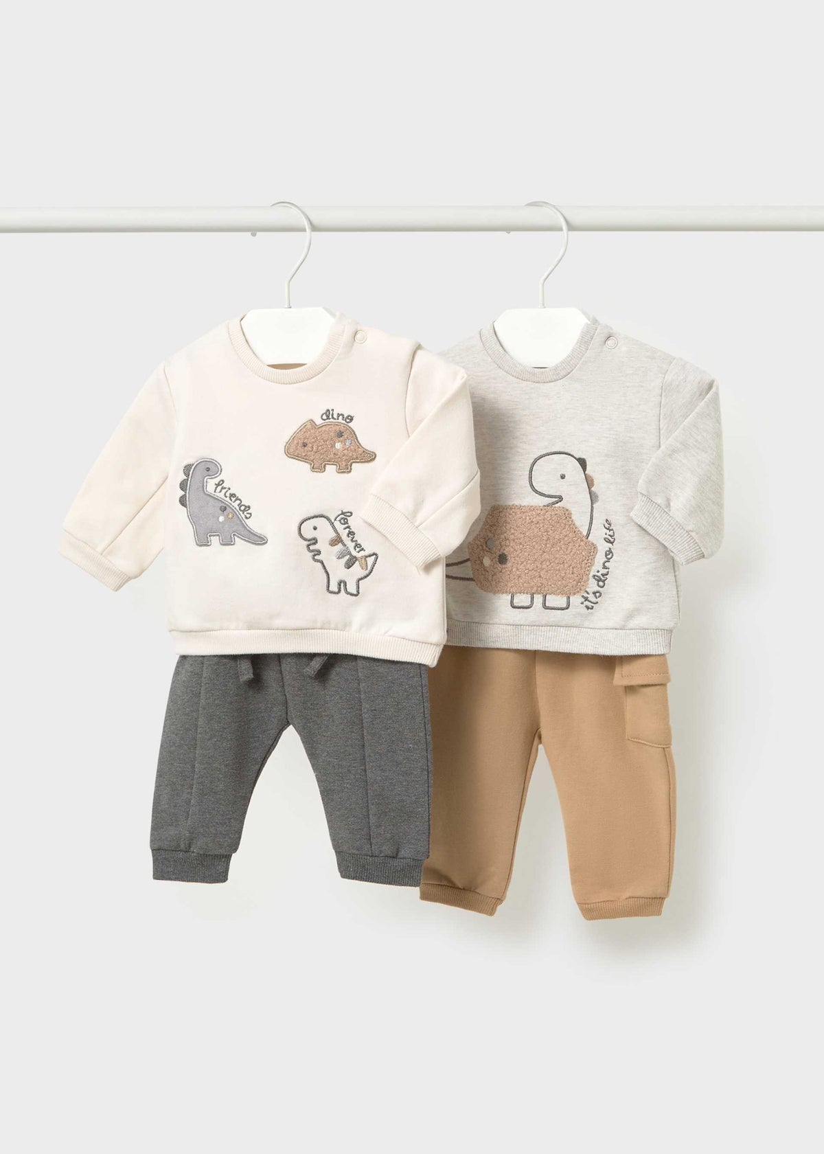 Mayoral Baby Boy Dinosaurs Caramel Boy 4-Piece Set