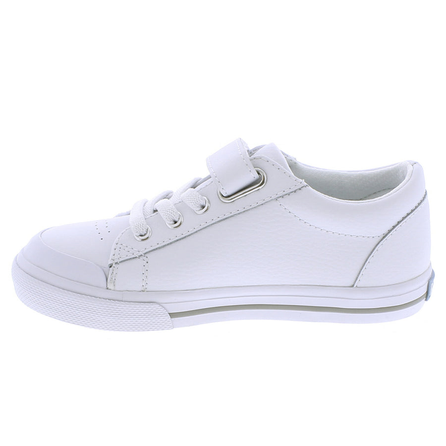Footmates Jordan Reese Sneaker- White Leather - Persnickety Shop