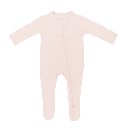 Kyte Baby Zippered Footie in Blush - Persnickety Shop