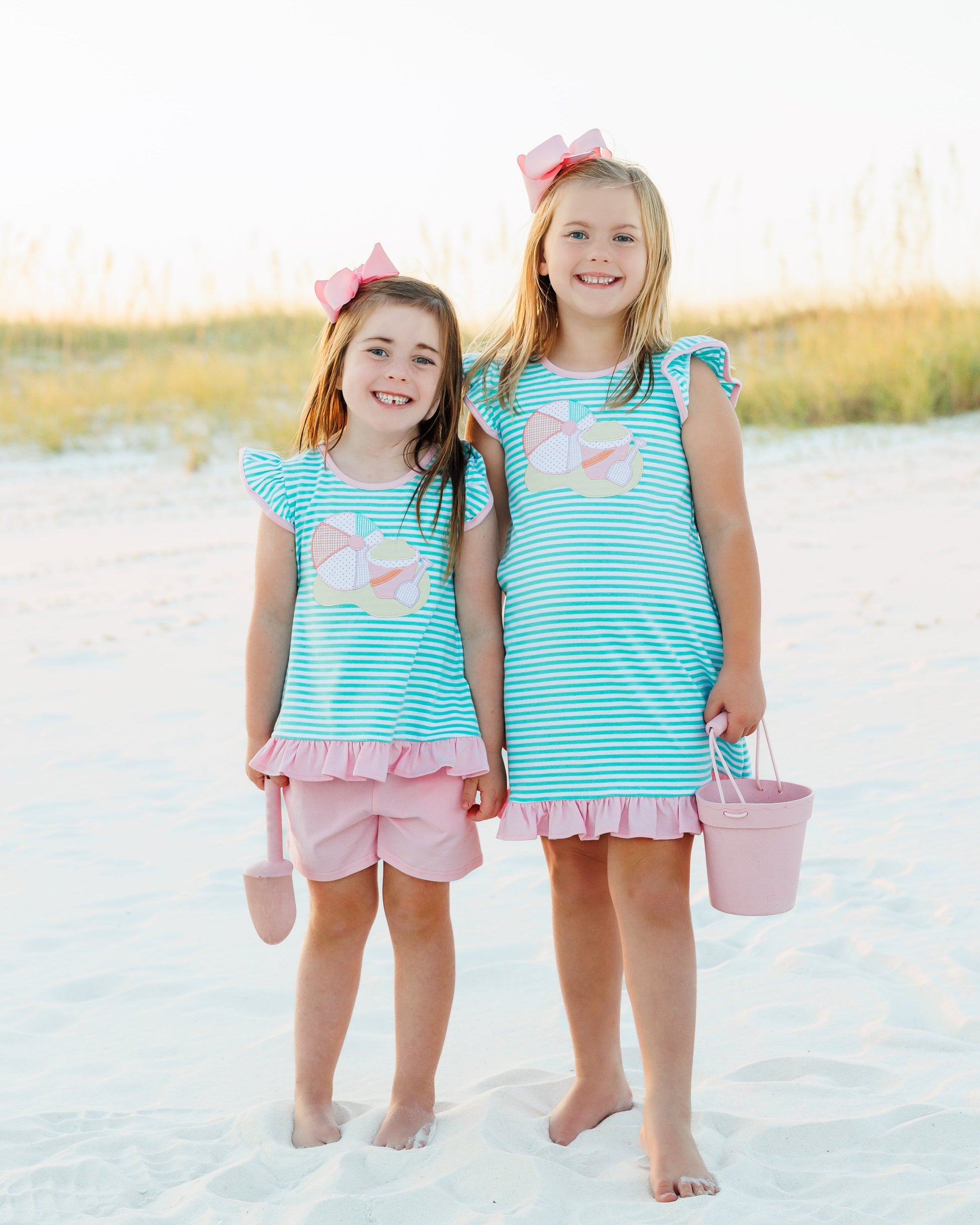 Jellybean Beach Days Flutter Dress - Persnickety Shop