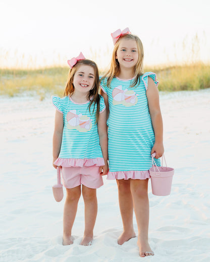 Jellybean Beach Days Flutter Dress - Persnickety Shop