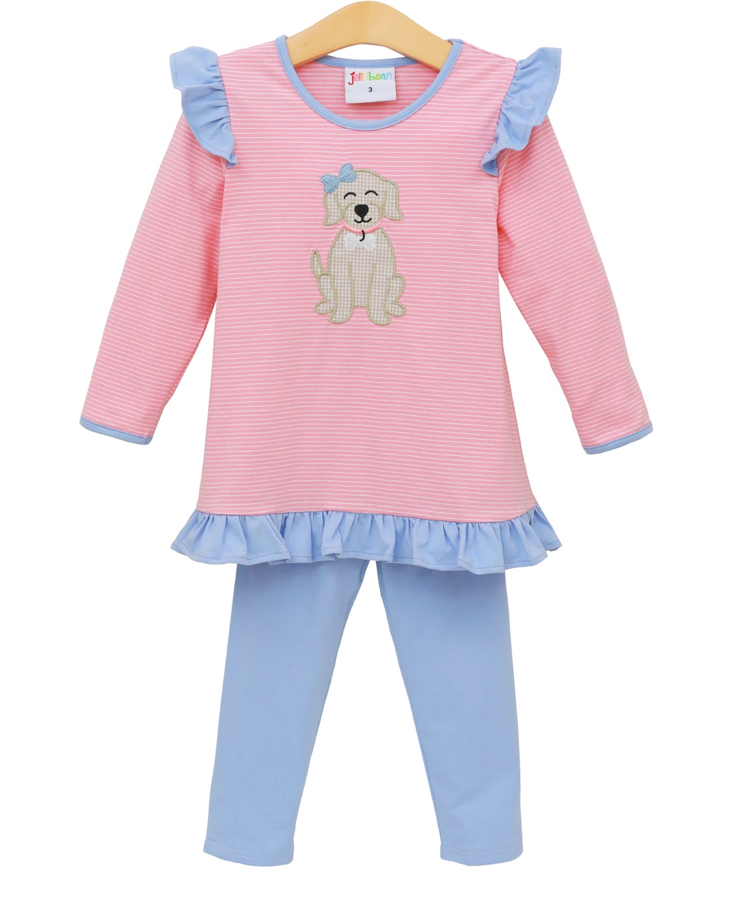 PRE-ORDER | My Best Friend Flutter Pant Set Jellybean by Smock Candy - Persnickety Shop