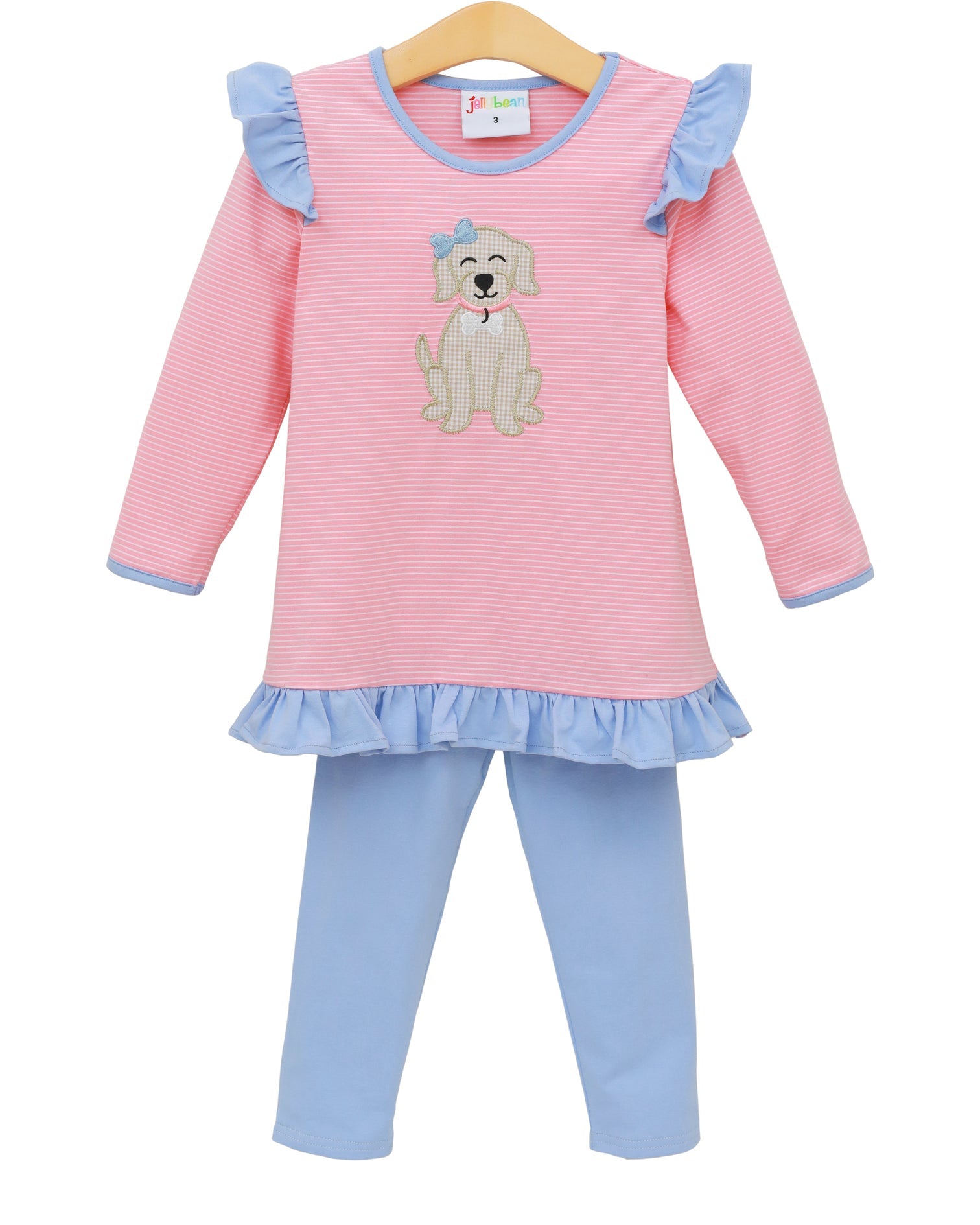 PRE-ORDER | My Best Friend Flutter Pant Set Jellybean by Smock Candy - Persnickety Shop