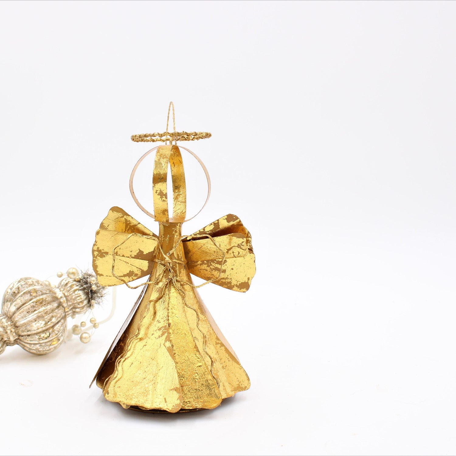 7" Gold Angel Ornament - Persnickety Shop