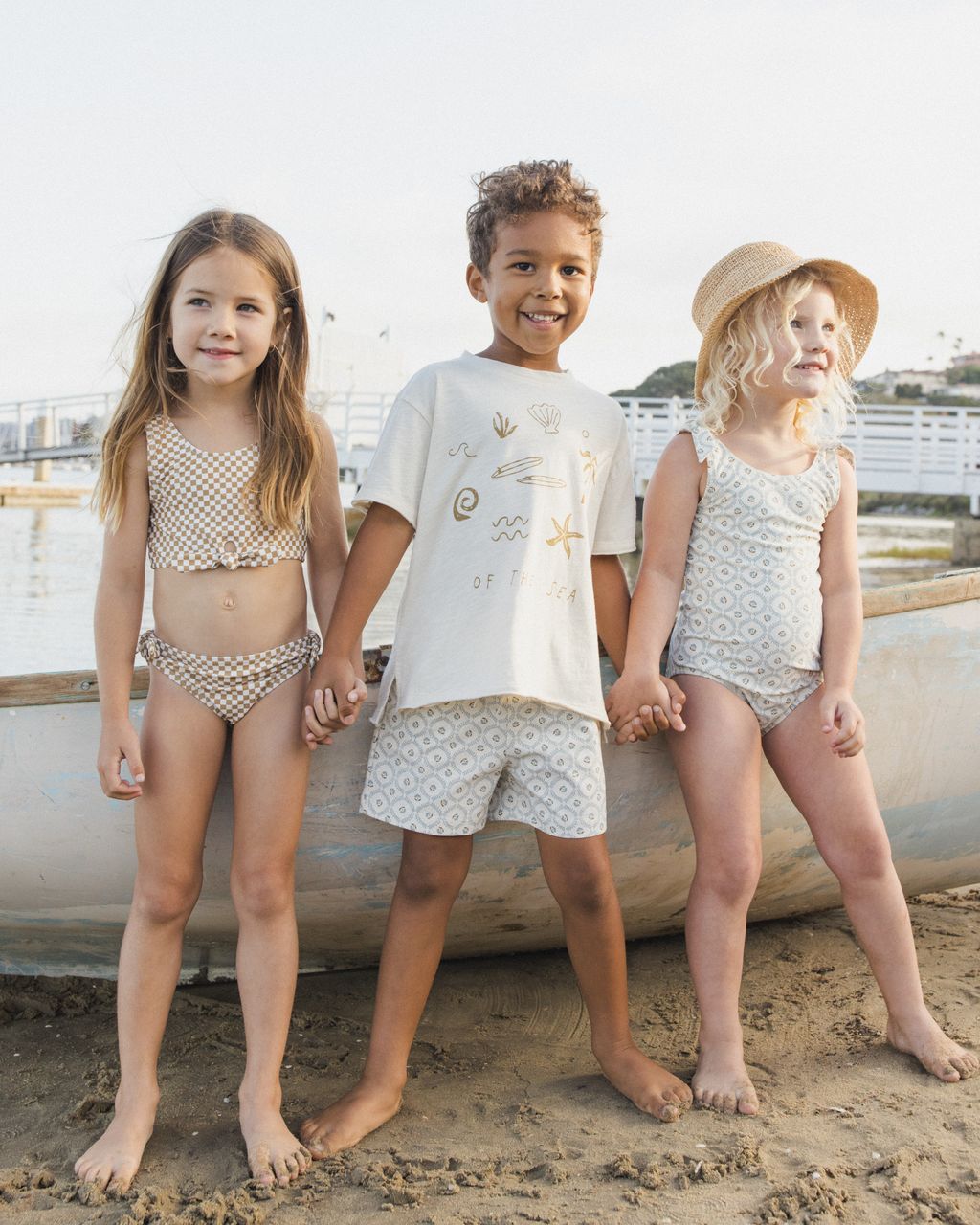 BOARDSHORT GREEN FLEUR - Persnickety Shop