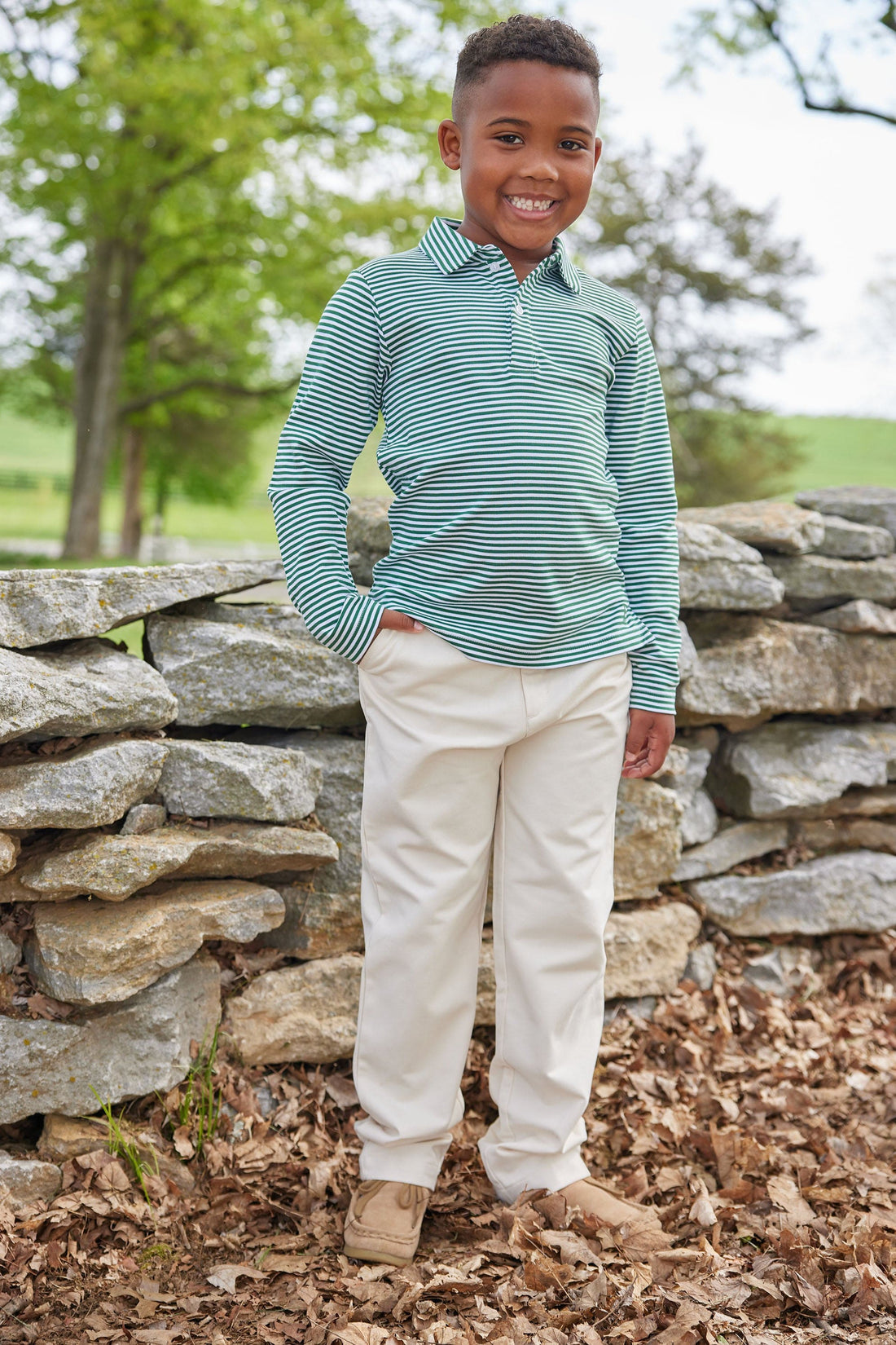 Little English Classic Pant - Pebble Twill