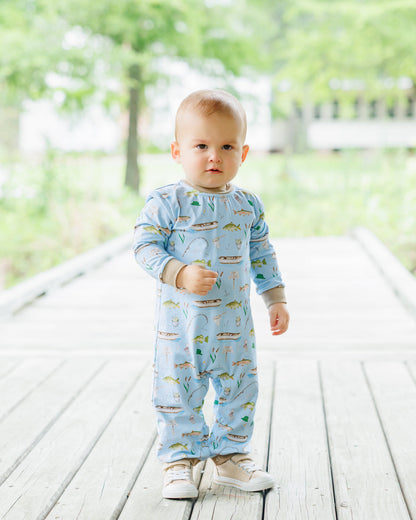 Jellybean by smock candy Hook and Tackle Thomas Romper