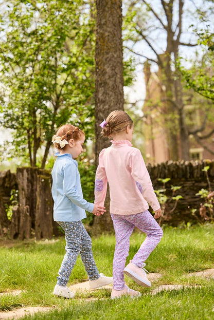 Little English Long Sleeve Hastings Polo - Ashbrook Floral