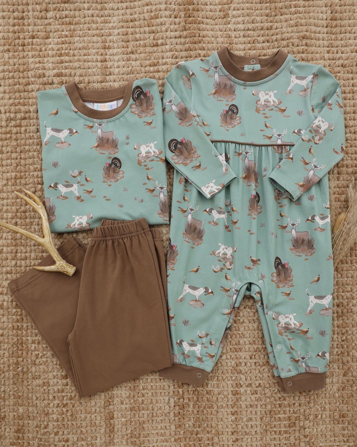 Jellybean by Smock Candy Heritage Hunt Patrick Romper