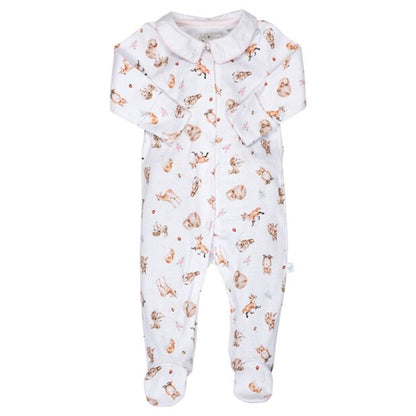 WRENDALE DESIGNS PATTERNED BABY FOOTIE - Persnickety Shop