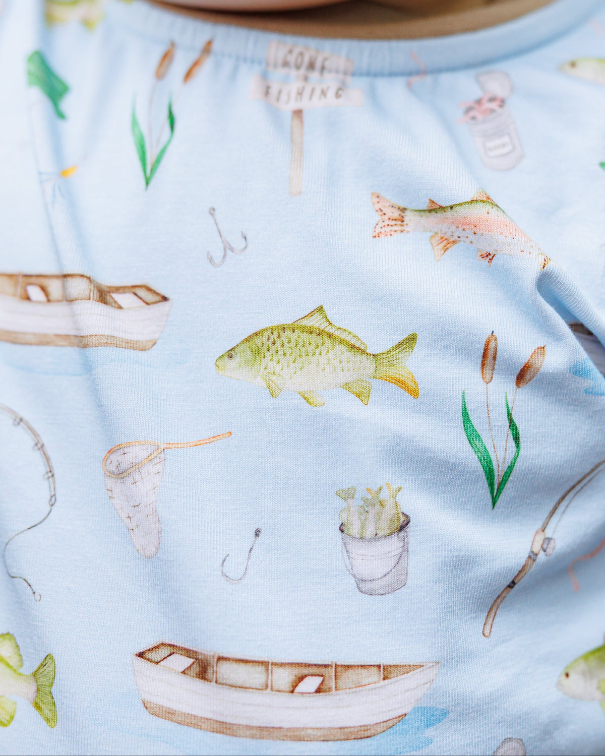 Jellybean by smock candy Hook and Tackle Thomas Romper
