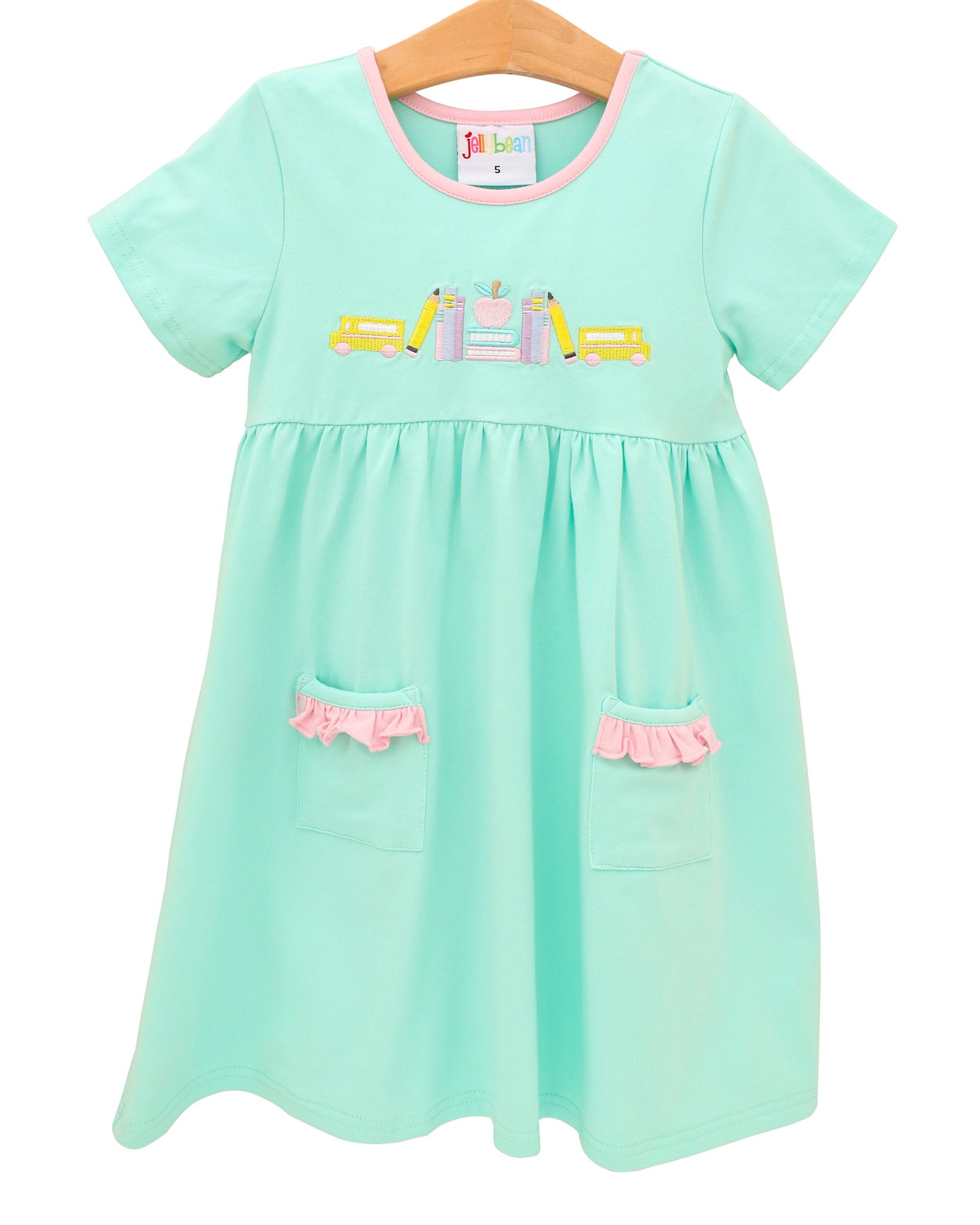 Wheels on the Bus Dress  by Jellybean Smock Candy - Persnickety Shop