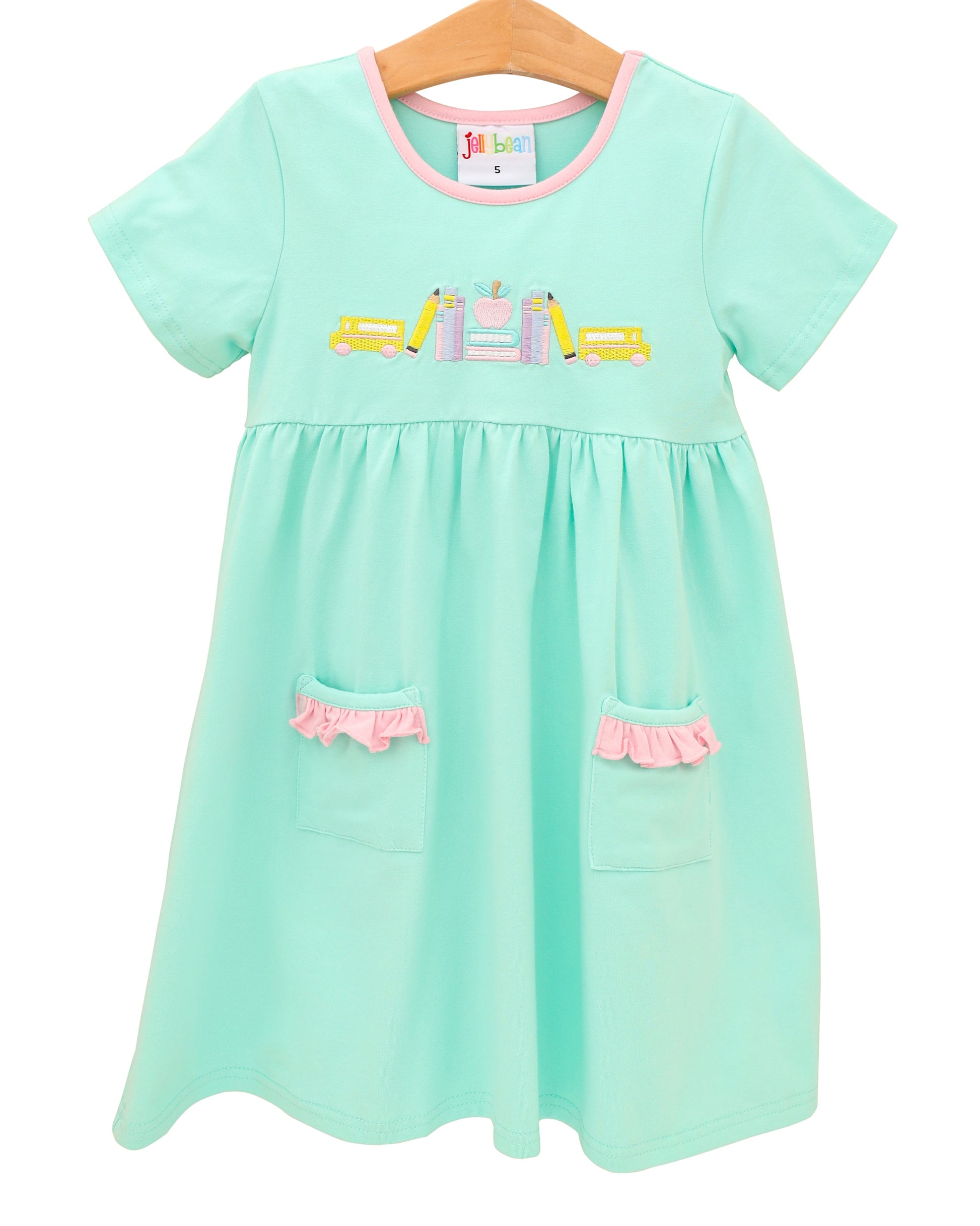 Wheels on the Bus Dress  by Jellybean Smock Candy - Persnickety Shop