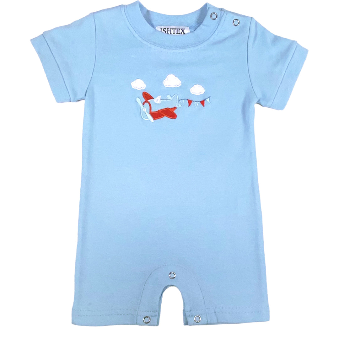 Ishtex AIRPLANE BOYS ROMPER - Persnickety Shop