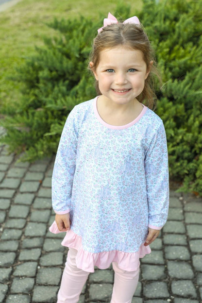 Trotter Street Kids Girl Hidden Castle Pant Set