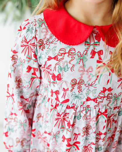 PRE-ORDER |Wrapped in a Bow Charlotte Dress Jellybean by Smock Candy - Persnickety Shop