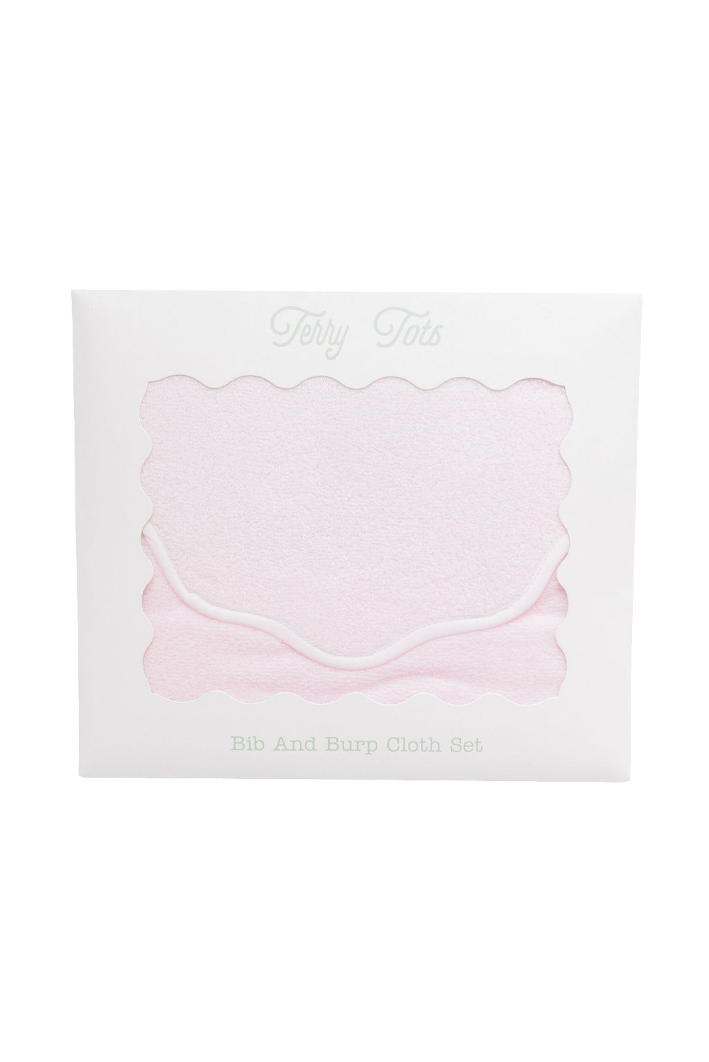 Terry Tots BBib & Burp – Pink Terry