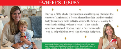 Finding Jesus Countdown to Christmas Kit for Families Puzzle Book Box Set