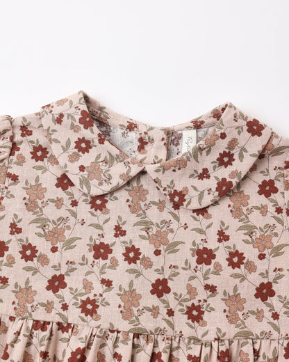 RYLEE + CRU CORA ROMPER PINK FLORAL