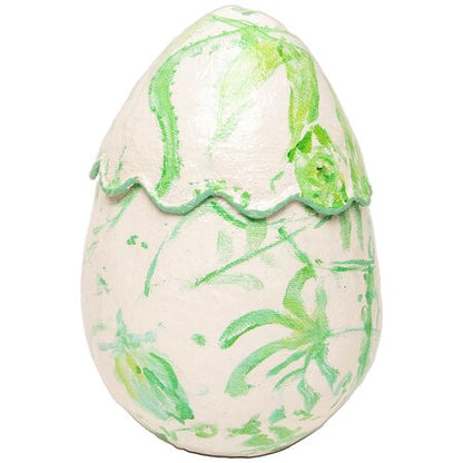 The Round Top Collection Chinoiserie Green Scallop Egg - Persnickety Shop