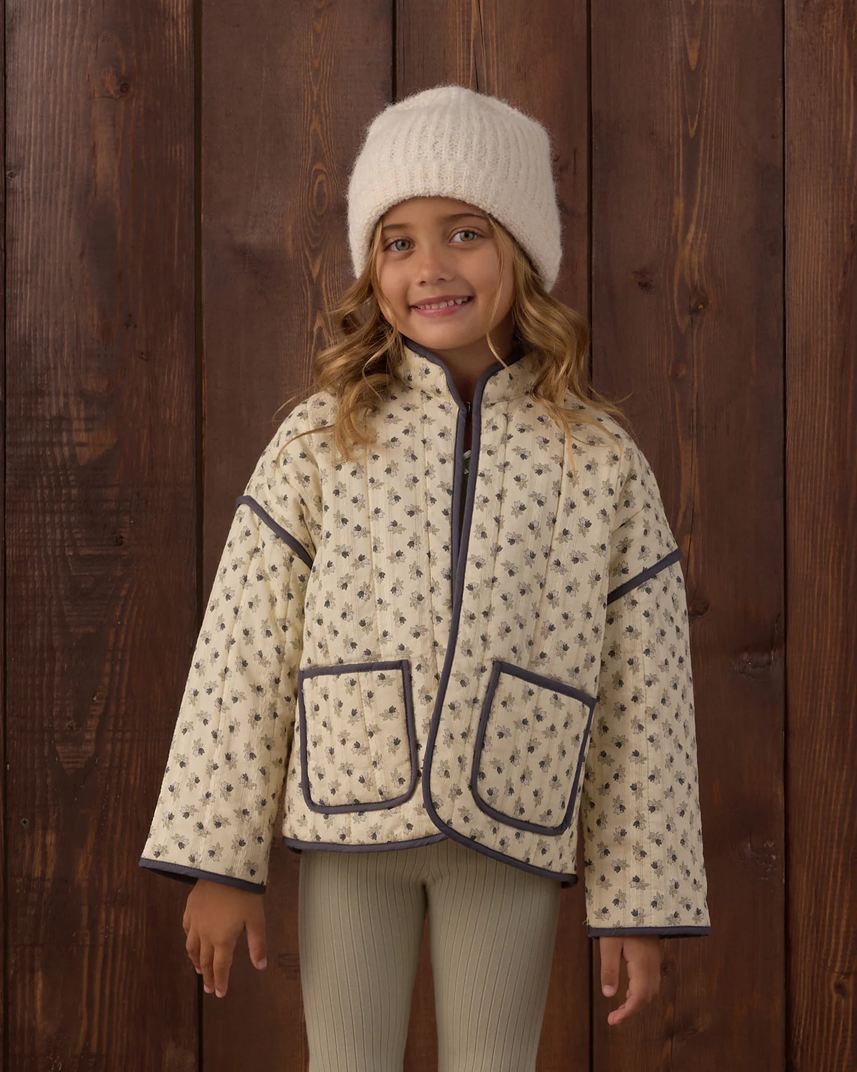 RYLEE + CRU QUILTED JACKET VINTAGE FLEUR