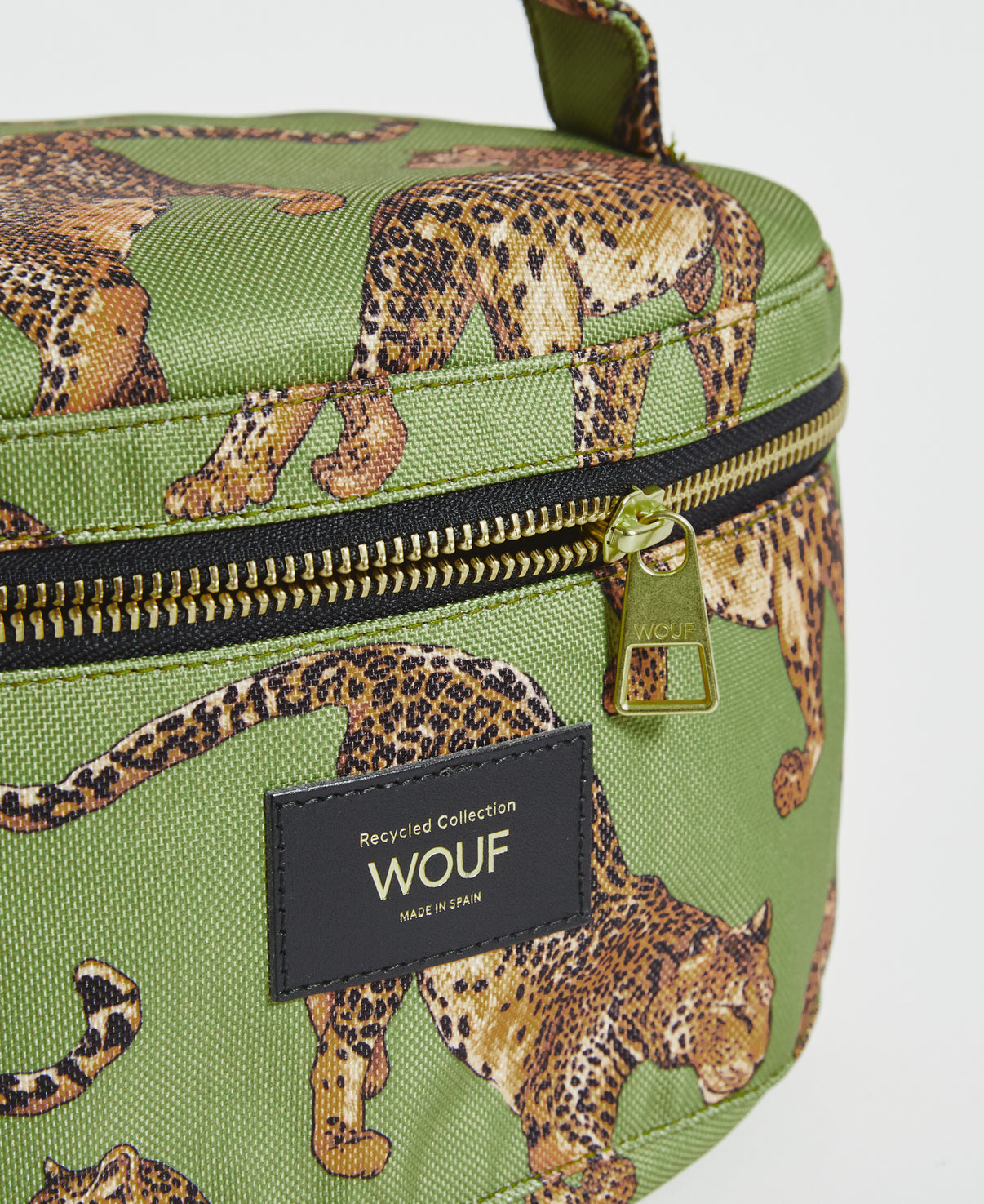 Olive Leopard Vanity Bag - Persnickety Shop