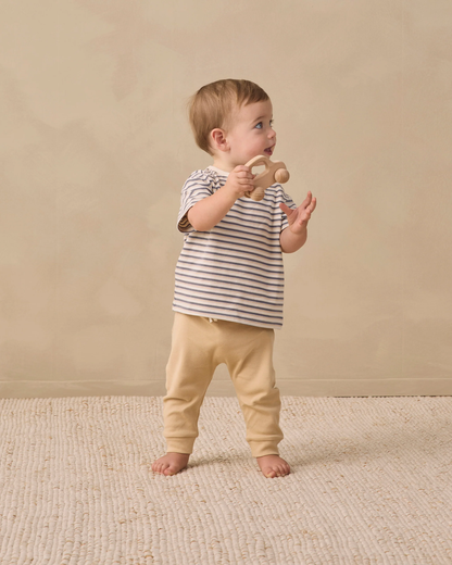 Quincy Mae DRAWSTRING PANT BUTTERSCOTCH