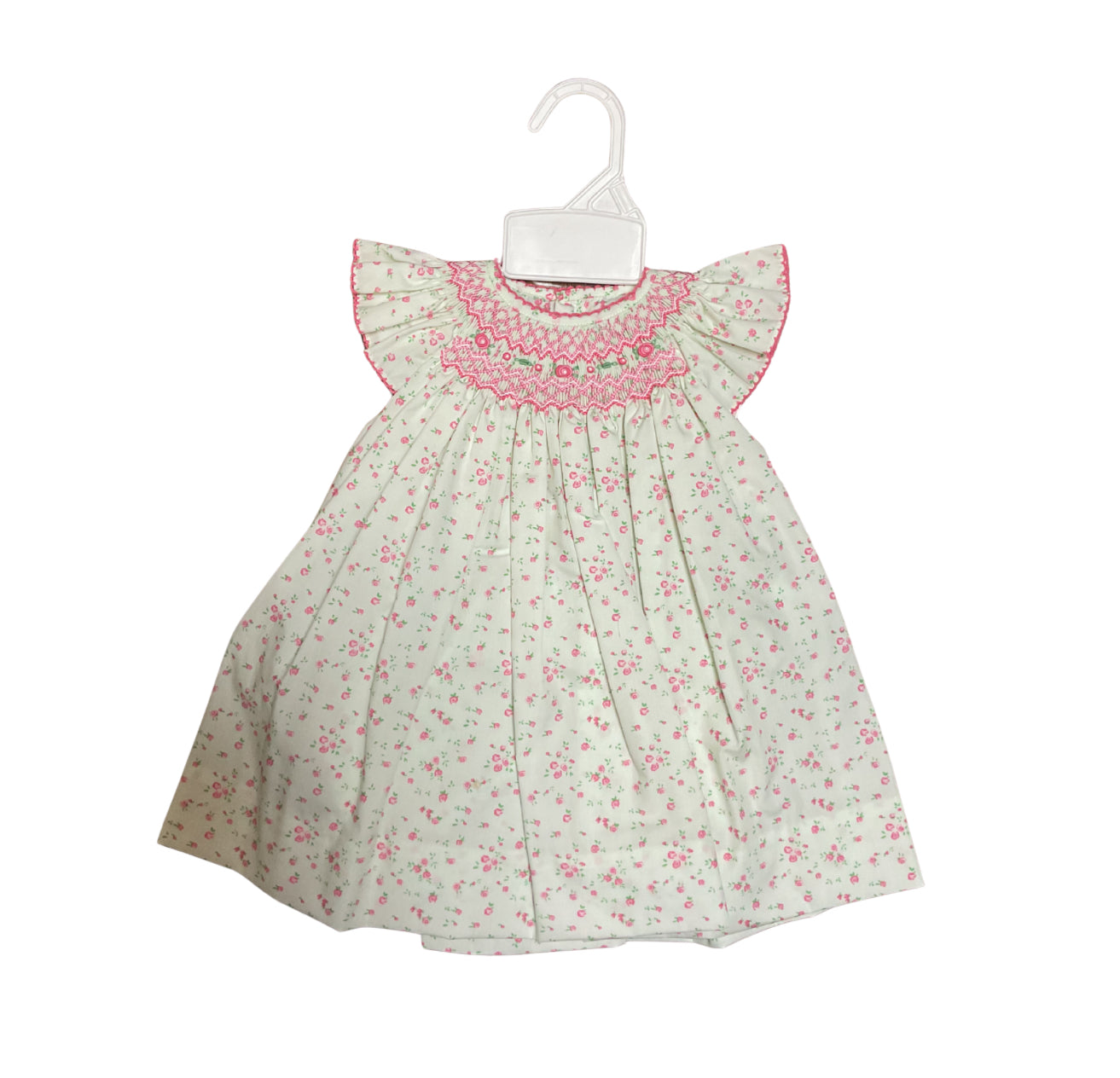 Petit Ami Mint Smocked  Bishop Dress with Blooomers - Persnickety Shop
