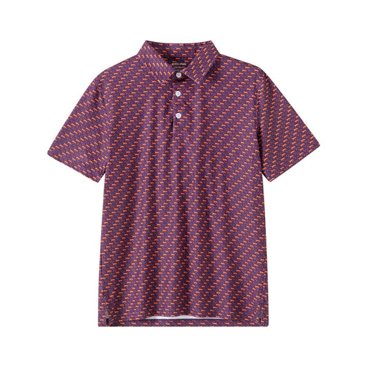 Meripex CLEMSON Tiger SC Outline (Purple/Orange)