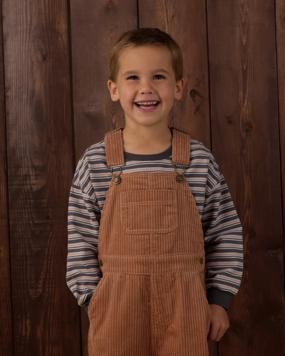 RYLEE + CRU RELAXED LONG SLEEVE TEE BLUE STRIPE