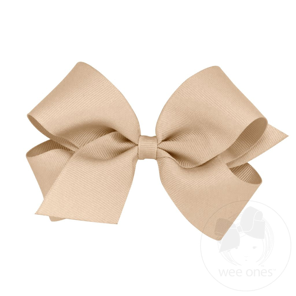 Wee Ones Medium Classic Grosgrain Hair Bow MANY COLORS - Persnickety Shop