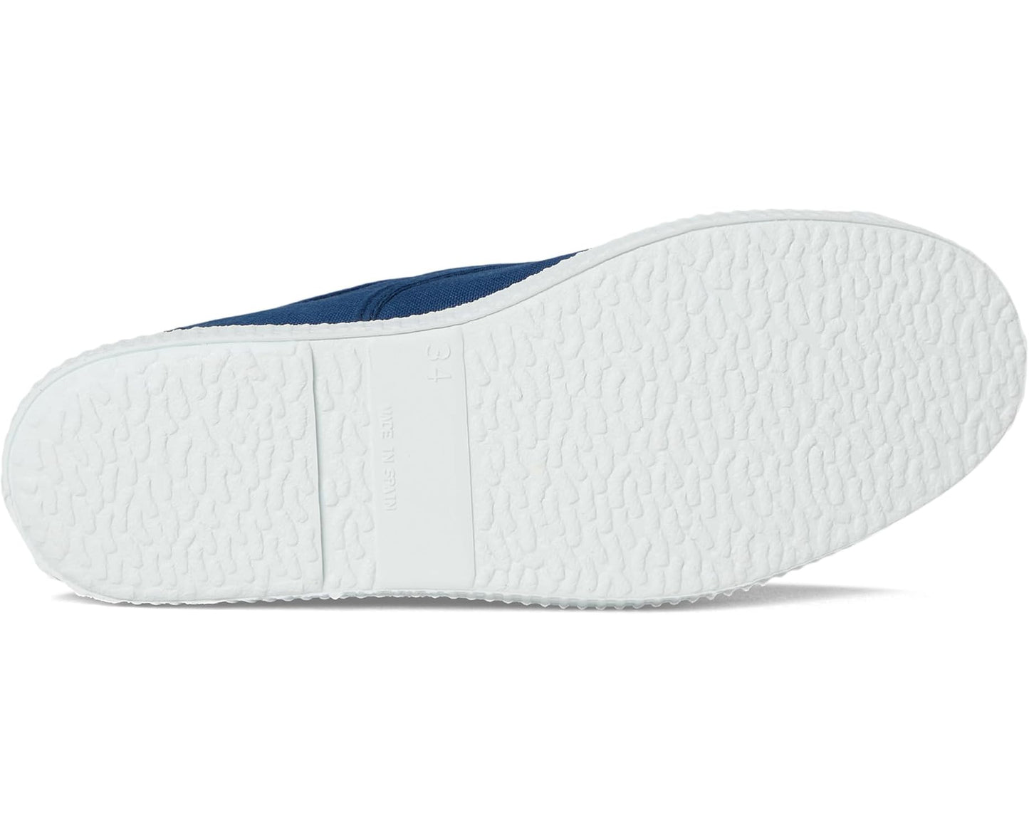 CIENTA NAVY CANVAS LACELESS SNEAKER - Persnickety Shop