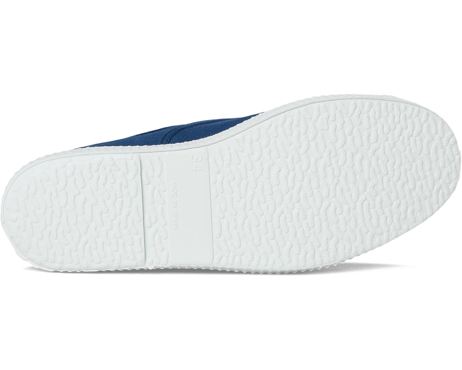 CIENTA NAVY CANVAS LACELESS SNEAKER - Persnickety Shop