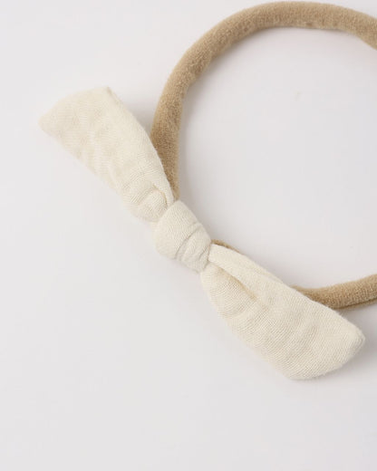 LITTLE KNOT HEADBAND NATURAL - Persnickety Shop