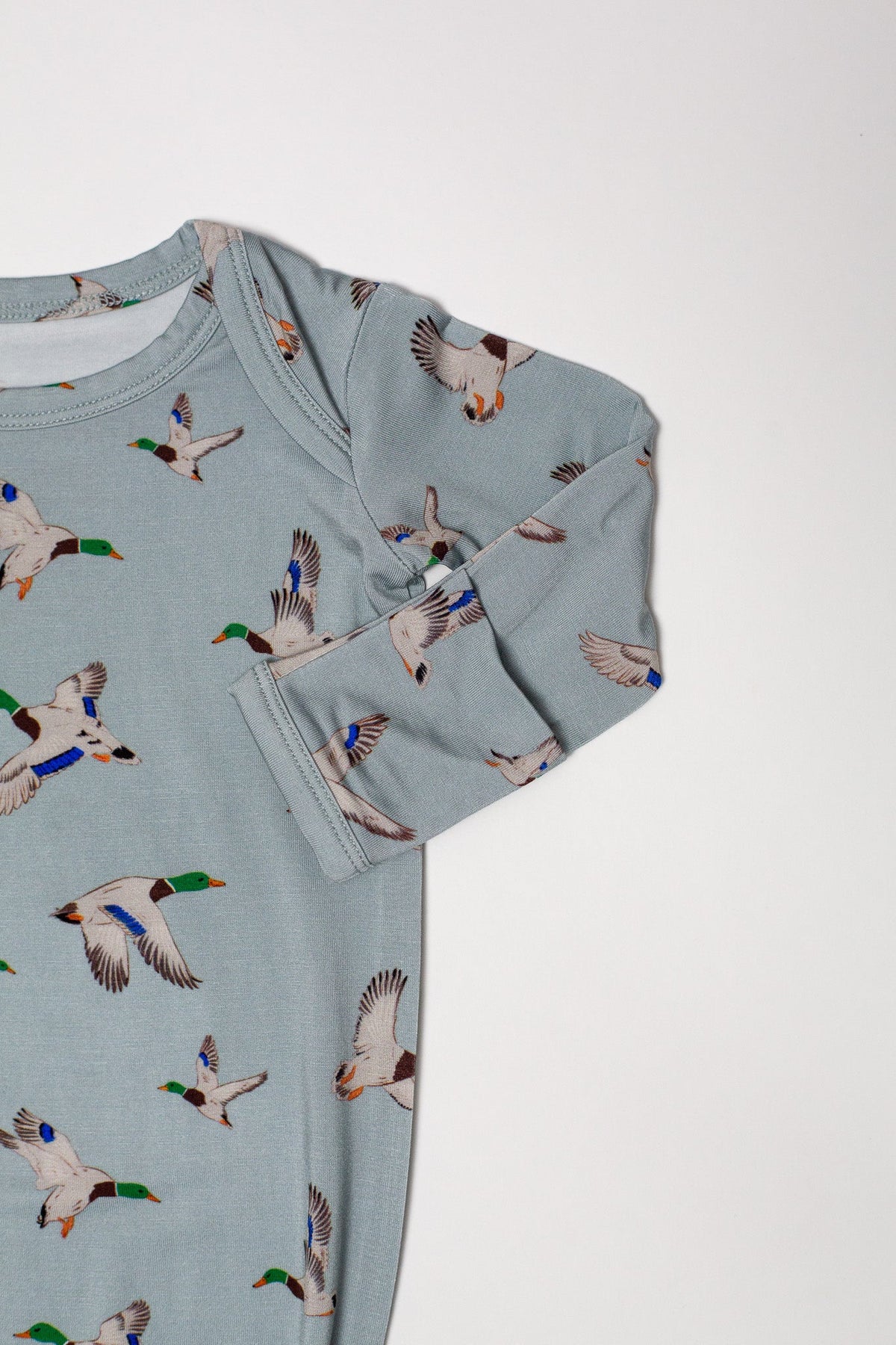 Goosies- Knotted Infant Gown - Mallards (0-3 mo)