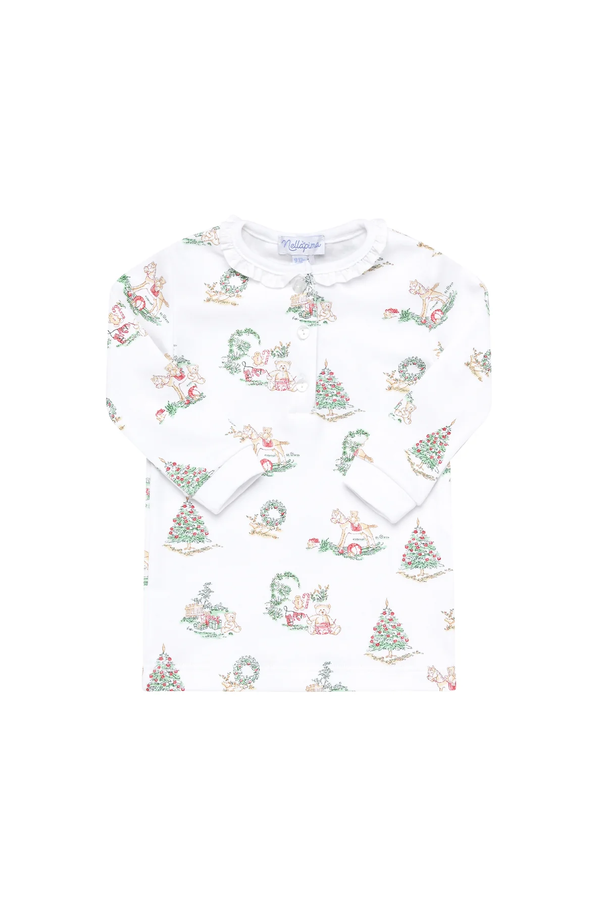 Nellapima Girl Christmas Toile Pajamas - Persnickety Shop