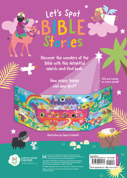 LET'S SPOT BIBLE STORIES An Interactive Seek and Find Bible Story Activity Book for Children Up to Age 6