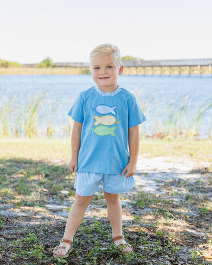 Jellybean Boy's One Fish Two Fish Short Set - Persnickety Shop
