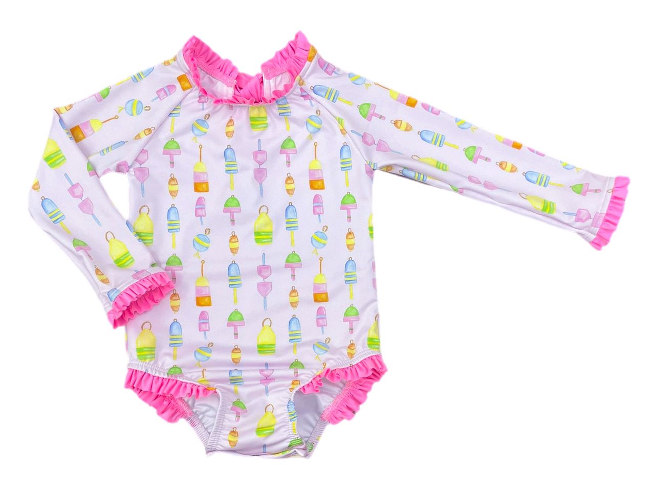 Leighton One Piece Girl's Rash Guard Swim- Fishing - Persnickety Shop