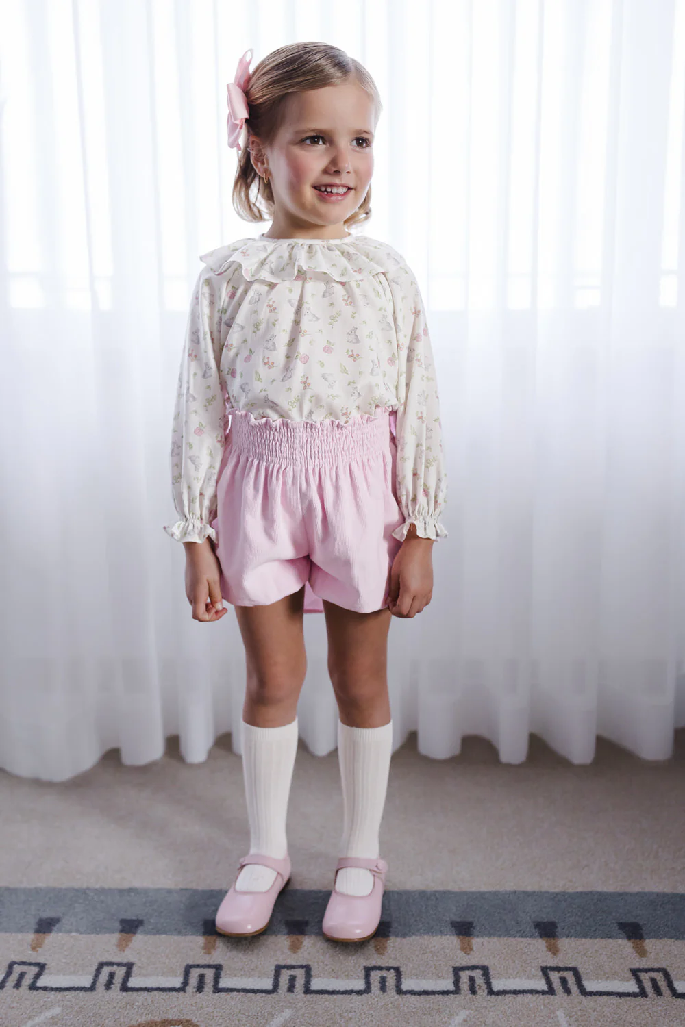 Sal & Pimenta Marshmallow Bunnies Bubbly Shorts and Top Set - Persnickety Shop