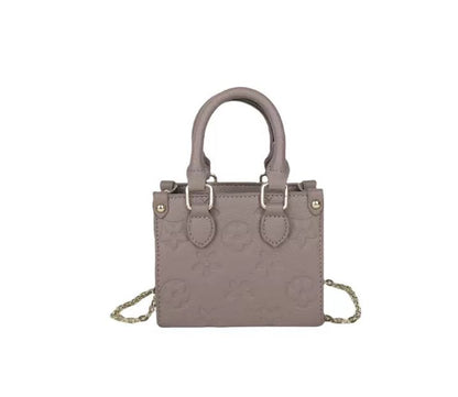 Fashion Printed Mini Tote- CAMEL