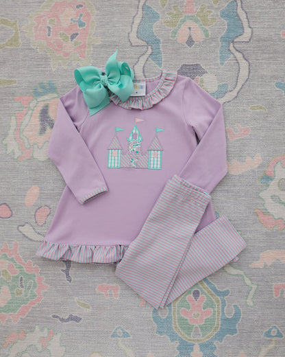 Jellybean by Smock Candy Princess Palace Ruffle Pants Set