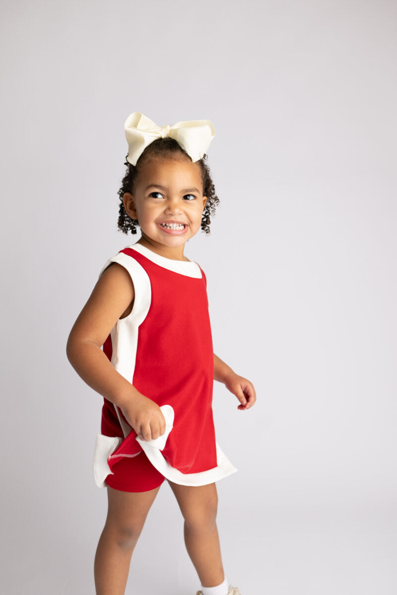 Millie Jay Skylar Dress & Short Set Garnet/Crimson