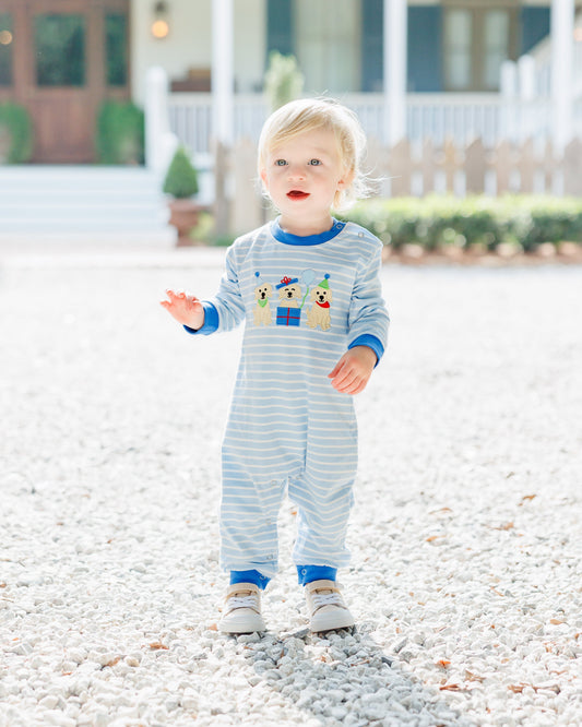 Jellybean by Smock Candy Puppy Party Romper