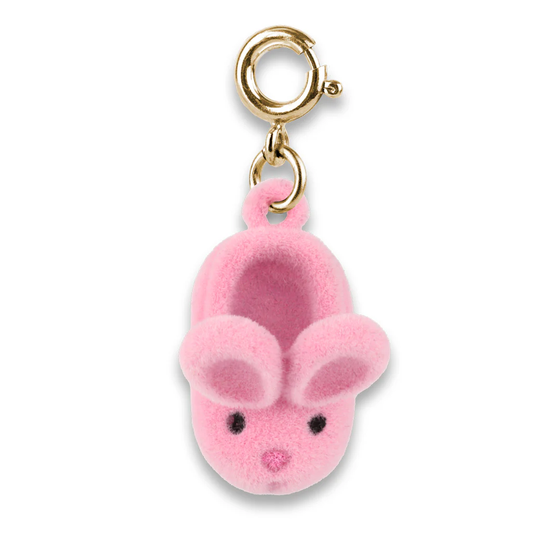 CHARM IT® Gold Furry Bunny Slipper Charm - Persnickety Shop