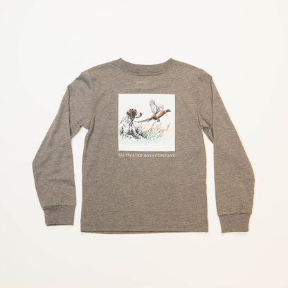 SALTWATER BOYS COMPANY GRAPHIC TEE-HUNT SCENE