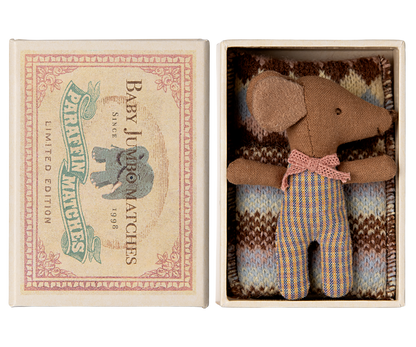 Maileg | Sleepy Wakey, Baby Mouse - Rose - Persnickety Shop