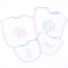 3 Marthas Drooler Bib & Burp Set: Small Blue Check