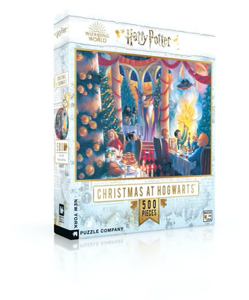 CHRISTMAS AT HOGWARTS-500 PIECE JIGSAW PUZZLE - Persnickety Shop